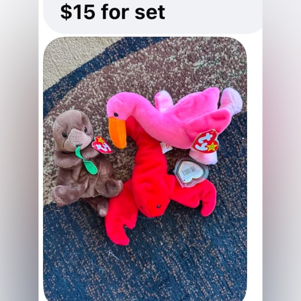 Rare Ty Beanie baby set